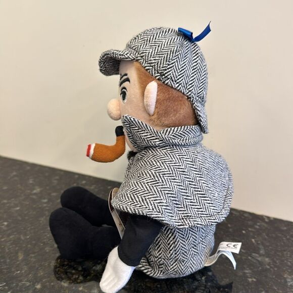 Sherlock Holmes "Little Thinker" 12 inch Plush Doll The Unemployed Philosophers - Picture 4 of 10